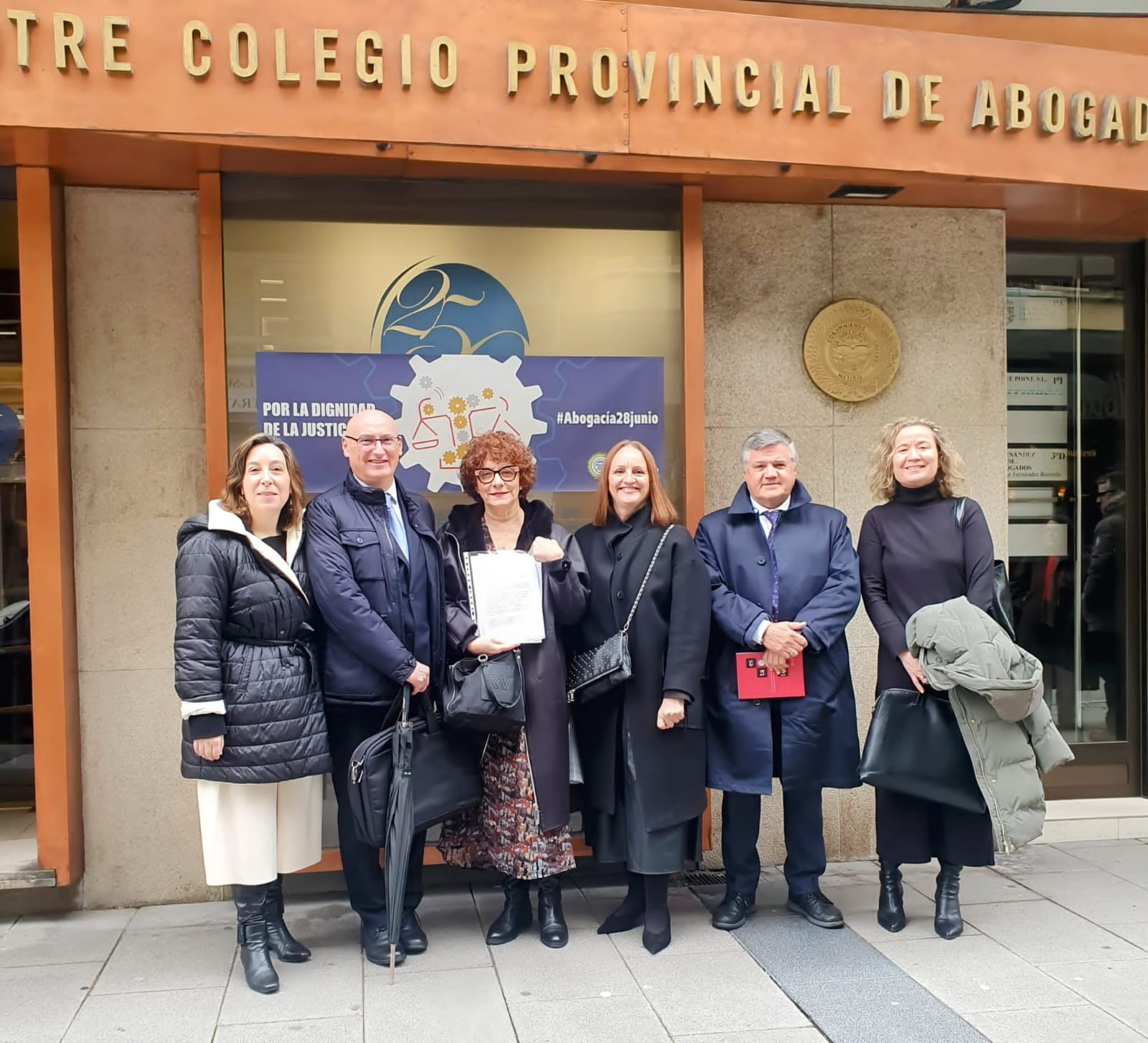 foto de grupo Foto de la candidatura a la firma del proceso de elecciones.